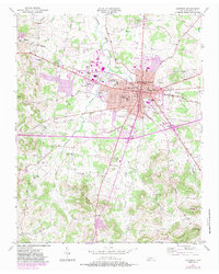 Lebanon 1951 topographic map thumbnail