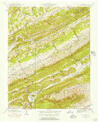 Lee Valley 1939 topographic map thumbnail