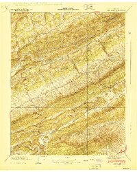 Lee Valley 1940 topographic map thumbnail