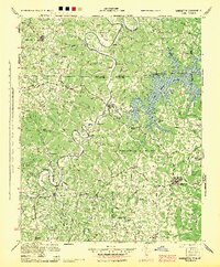 Livingston 1944 topographic map thumbnail