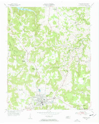 Livingston 1955 topographic map thumbnail