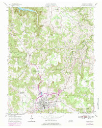 Livingston 1955 topographic map thumbnail