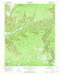Lonewood 1954 topographic map thumbnail