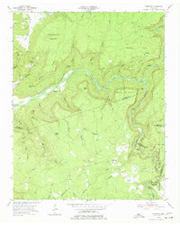Lonewood 1954 topographic map thumbnail