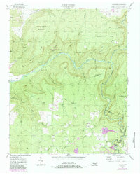 Lonewood 1954 topographic map thumbnail