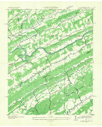 Looneys Gap 1935 topographic map thumbnail