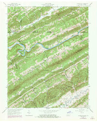 Looneys Gap 1947 topographic map thumbnail