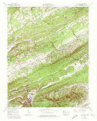 Lee Valley 1939 topographic map thumbnail