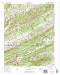 Lee Valley 1939 topographic map thumbnail