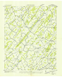 Leesburg 1935 topographic map thumbnail