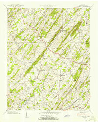 Leesburg 1939 topographic map thumbnail