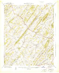 Leesburg 1939 topographic map thumbnail