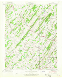 Leesburg 1939 topographic map thumbnail