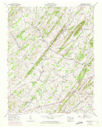Leesburg 1939 topographic map thumbnail