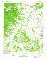 Leipers Fork 1946 topographic map thumbnail