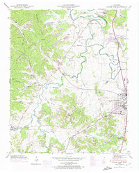 Leipers Fork 1946 topographic map thumbnail