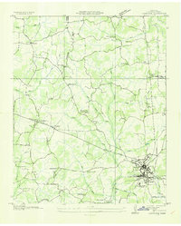 Lexington 1936 topographic map thumbnail