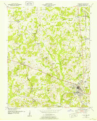 Lexington 1950 topographic map thumbnail
