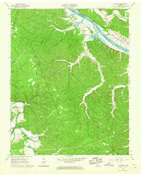 Lillamay 1966 topographic map thumbnail