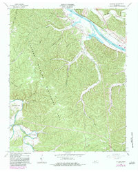 Lillamay 1966 topographic map thumbnail