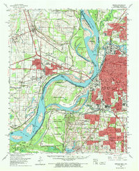 Memphis 1960 topographic map thumbnail