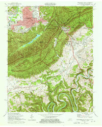 Middlesboro South topographic map thumbnail