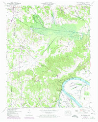 Milledgeville 1949 topographic map thumbnail