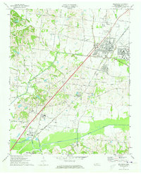 Millington 1971 topographic map thumbnail