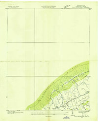 Mingo Mountains 1935 topographic map thumbnail