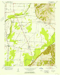 Miston 1952 topographic map thumbnail