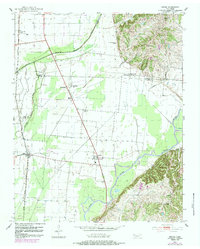 Miston 1952 topographic map preview