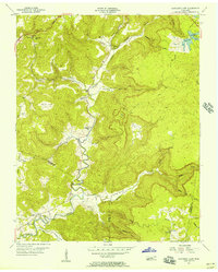 Monterey Lake 1956 topographic map thumbnail