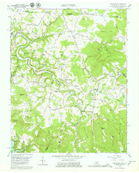 Moodyville 1962 topographic map thumbnail