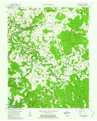 Moodyville 1962 topographic map thumbnail