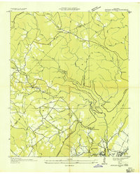 Morgan Springs 1935 topographic map thumbnail
