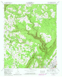 Morgan Springs 1972 topographic map thumbnail
