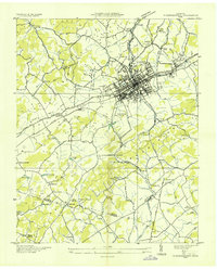 Morristown 1935 topographic map thumbnail