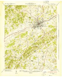 Morristown 1939 topographic map thumbnail
