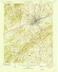 Morristown 1939 topographic map thumbnail