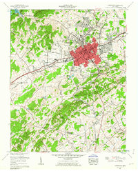 Morristown 1961 topographic map thumbnail