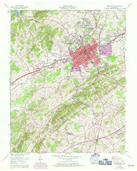 Morristown 1961 topographic map thumbnail