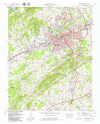 Morristown 1979 topographic map thumbnail