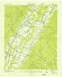 Mount Airy 1935 topographic map thumbnail