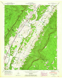 Mount Airy 1946 topographic map thumbnail