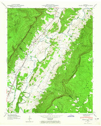 Mount Airy 1946 topographic map thumbnail