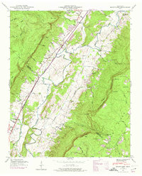 Mount Airy 1946 topographic map thumbnail