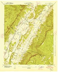 Mount Airy 1947 topographic map thumbnail
