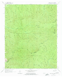 Mount Guyot 1964 topographic map thumbnail