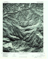 Mount Le Conte 1976 topographic map thumbnail