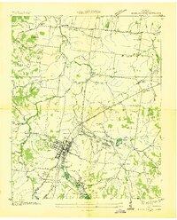 Mount Pleasant 1936 topographic map thumbnail